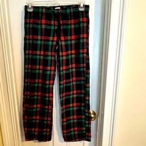 J. Crew plaid pajama pants